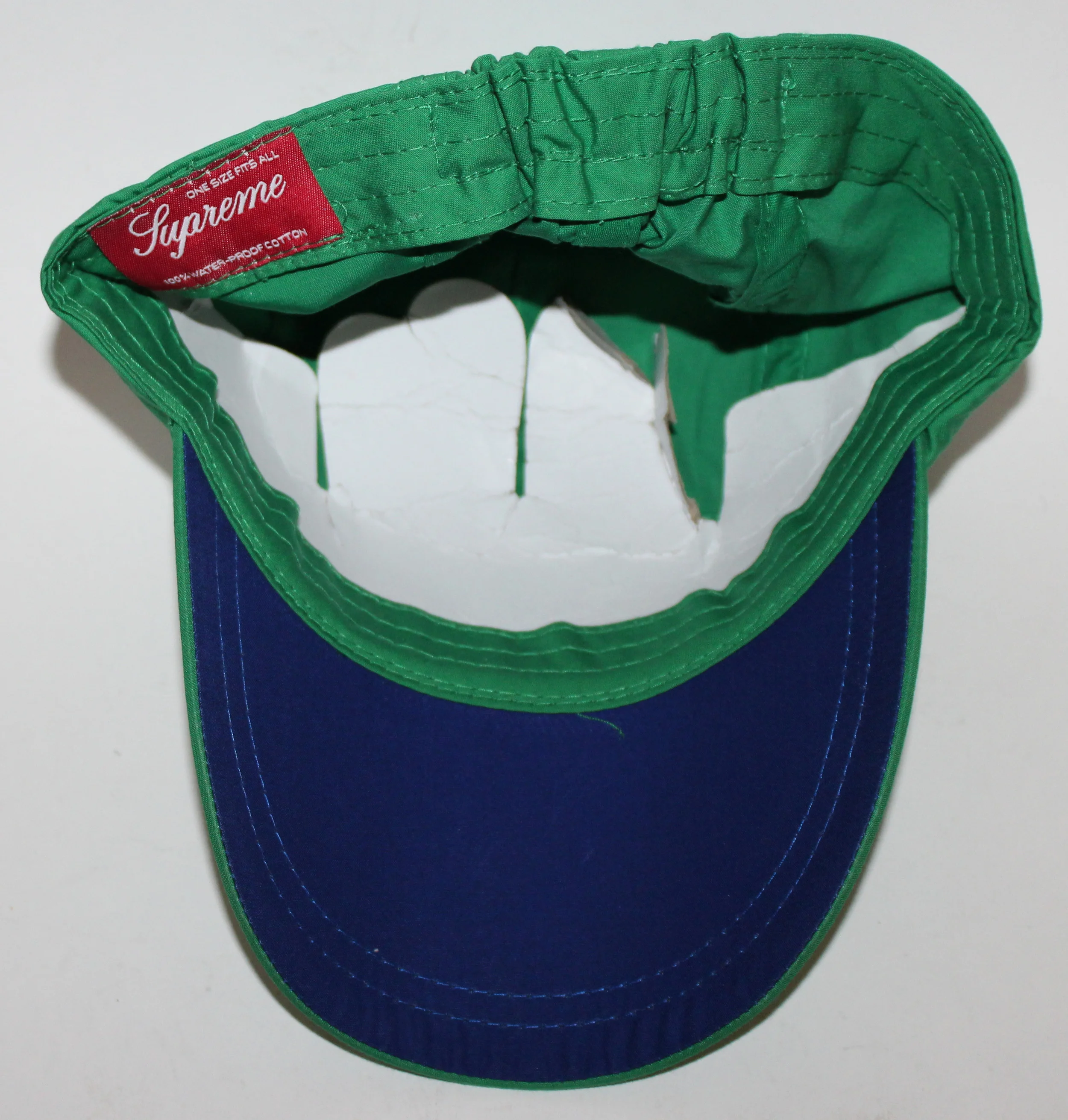 Supreme Team 94 Green/Blue Stretch Cap Hat — RootsBK